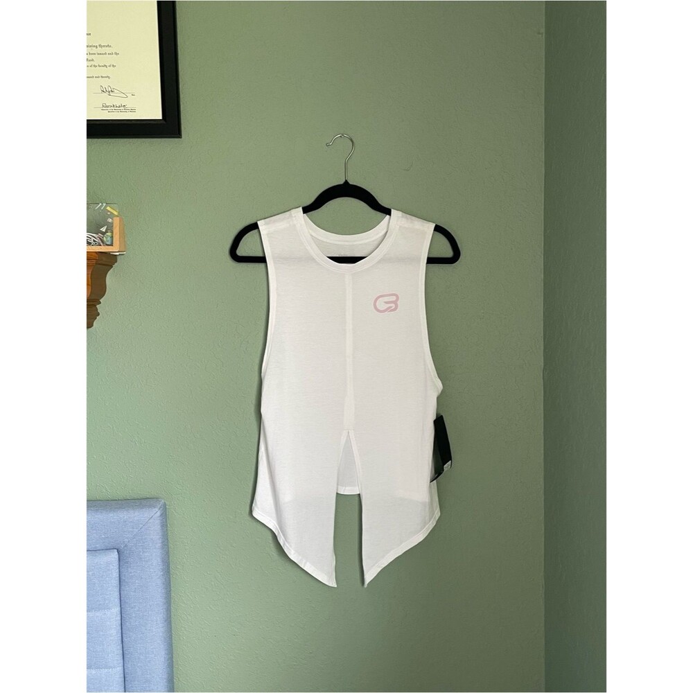 New Glyder Electric Yoga Versatile Convertible Tank Size XS White
